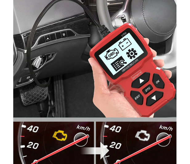 Zenwire Skaner Diagnostyczny OBD2 CAN VIN V750 - 1604675 - zdjęcie 4